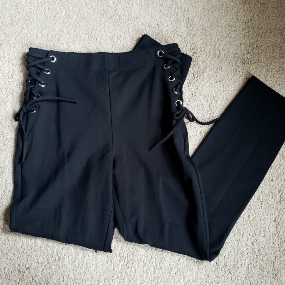 Forever 21 Side tie detail ponte pants